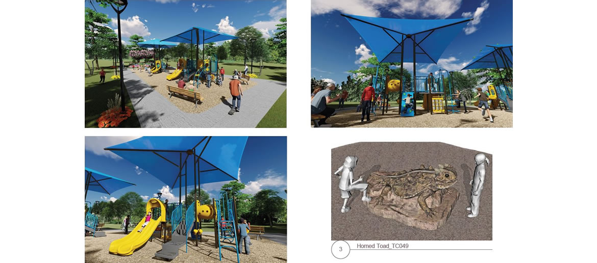 Escondido Creek Parkway rendering of Playground